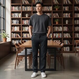 Prana Slim Fit Men's Charcoal Gray Performance‎ Pants Size 40x32
